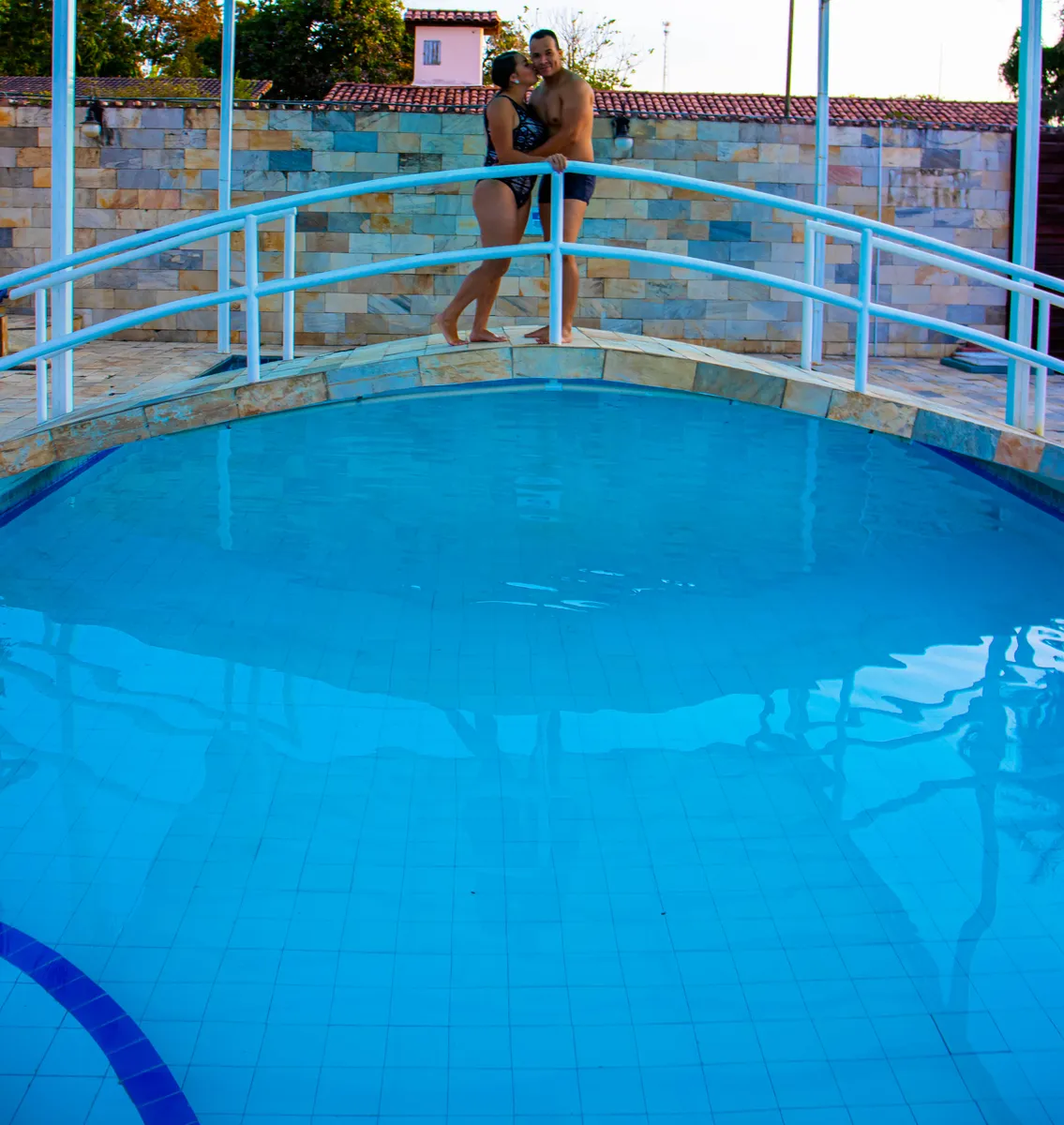 Área de lazer e piscinas do Hotel Gran Minas